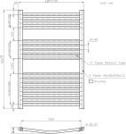 NOVASERVIS - Vykurovacie teleso oblé - biele 600/900,1