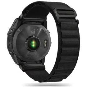 Tech-Protect Nylon Pre čierna / Remienok / Garmin Fenix 3 5X 3HR 5X PLUS 6X 6X Pro 7X (9319456607758 [24149)