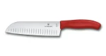VICTORINOX Swiss Classic Nôž Santoku 17cm červená (6.8521.17G)