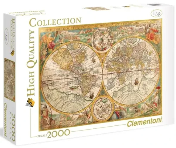 Clementoni PUZZLE Historická mapa sveta