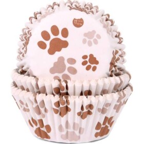 Cupcakes formy hnedé tlapky 50x33 mm - House of Marie - House of Marie