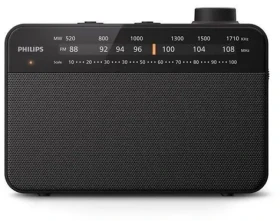 Philips TAR2509/10 čierna / Prenosné rádio / FM / MW / 3.5mm jack (TAR2509/10)