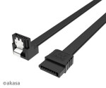 Akasa AK-CBSA09-05BK SATA 3 kábel pravouhlý 50 cm čierna (AK-CBSA09-05BK)