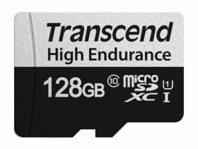 Transcend 350V 128GB / Micro SDHC / Pamäťová karta / Class 10 / R: 95MBps / W: 45MBps (TS128GUSD350V)