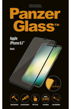 PanzerGlass Curved Edges Tvrdené sklo pre Apple iPhone XR čierna (5711724026416)