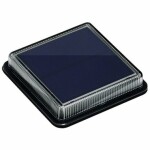 IMMAX TERRACE vonkajšie solárne LED osvetlenie čierna / 1.5W / 30lm / IP68 / 110x110x22mm (08445L)