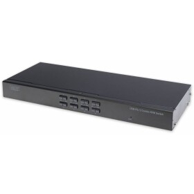 Digitus DESCRIZIONEGli Commutatore KVM di qualitÃƒÂ  elevata con la funzione IP (facolta 8 portů prepínač KVM VGA PS / 2, USB 1280 x 1024 Pixel, 1920 x 1200; DS-23200-2