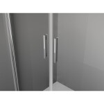 MEXEN/S - Exo sprchovací kút dvere krídlové 100 x 90, transparent, chróm 814-100-090-01-00