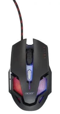Acer Nitro Gaming Mouse II čierna / Herná optická myš / 7200 DPI / 6 tlačidiel / USB-A (GP.MCE11.039)