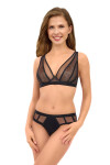 Mäkká podprsenka Lupo 2521 bralette černá 75D