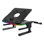 Enermax RTSTAND čierna / Stojan pre notebook / do 17" / výškovo nastaviteľný / sklon 0-42,5 ° / otočný 360° (ELS001)