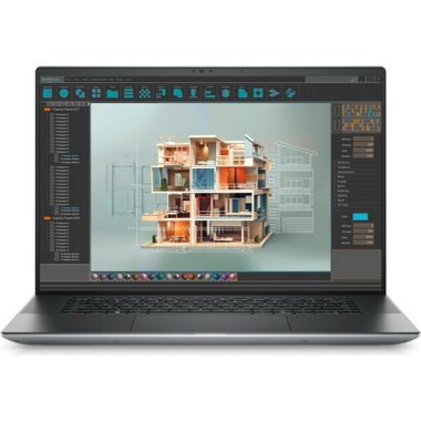 DELL Precision 7780 sivá / 17.3" FHD / Intel Core i9-13950HX 2.2GHz / 32GB / 1TB SSD / NV RTX 3500 ADA 12GB / W11P (0JJHX)