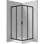 DEANTE - Funkia čierna - Sprchovací kút, štvorcový, 90 cm KYC_N41K