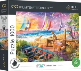 Trefl - Puzzle - UFT Vacay Time: Výhľad na plachetnice