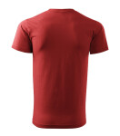 Heavy Nové tričko unisex bordové S