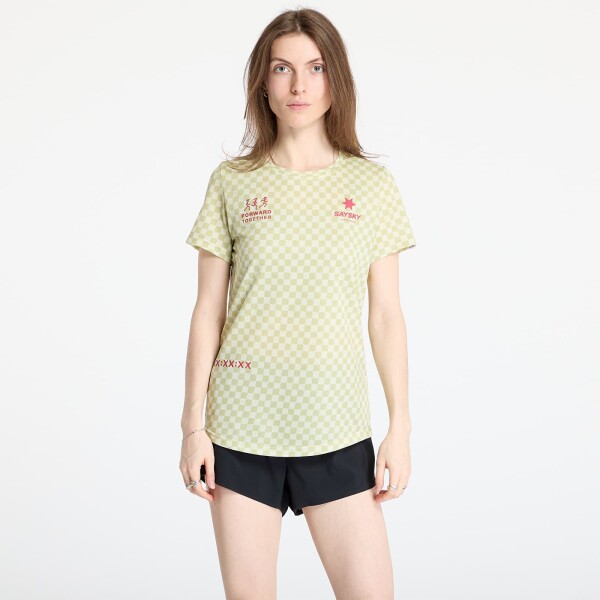 Tričko SAYSKY Checker Combat T-Shirt Green Aop L