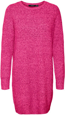 Vero Moda Dámske šaty VMDOFFY Relaxed Fit 10215523 Fuchsia Purple M