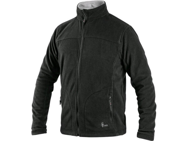 CXS GRANBY Unisex mikina čierna XL 151003180095
