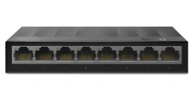 TP-LINK LS1008G čierna / Switch / 8- Port 10/100/1000 Mbps / Neriadený / Bez ventilátora (TL-LS1008G)