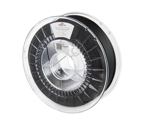 ASA-X CF10 filament čierny 1,75 mm Spectrum 0,5 kg