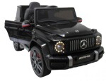 Mamido Elektrické autíčko Mercedes G63 s čiernym EVA penovým kolesom a mäkkou sedačkou, licencované