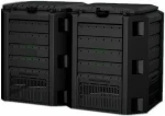 Prosperplast Kompostér MODULE COMPOGREEN 800 l - čierna / Objem 800 L / Rozmery 135x72 cm / Výška 82.6 cm / Plast (IKLM800C-S411)