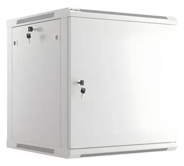 Lanberg WF01-6612-00S sivá / Nástenný rozvádzač / 19" / 12U / 600×600 mm (WF01-6612-00S)