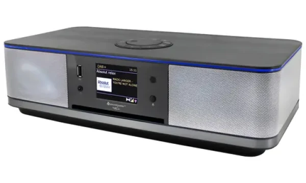 Soundmaster ICD2023SW čierna / Rádio s CD prehrávačom / DAB+ / FM-RDS / Bluetooth / Wi-Fi / USB / 2x15W (ICD2023SW)