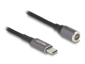 DeLock Nabíjací kábel USB-C - magnetický 8-Pin konektor / Napájací kábel / 1,8 m (80780)