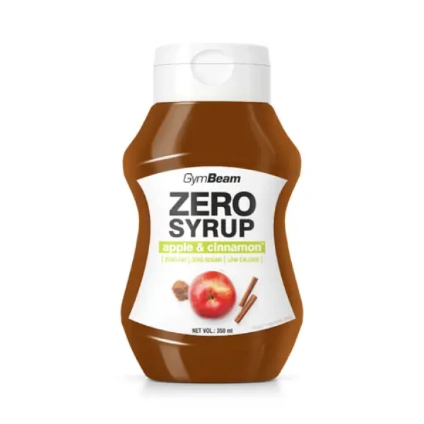 ZERO SIRUP Jablko škorica - GymBeam (350 ml) (104182-1-350ml)