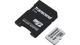 Transcend Micro SDHC 16GB (+ SD adaptér) / Class 10 / High Endurance / MLC priemyselná pamäťová karta / s adaptérom) (TS16GUSDHC10V)