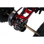 Mamido Detská benzínová štvorkolka RamiGO WILDPEAK 110CC čierno-červená