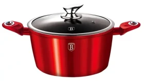 BERLINGERHAUS BH-1258 Burgundy Metallic Line / Hrniec / Mramorový povrch / 28 cm (BH-1258)
