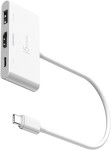J5create j5create JCA399-N huby i koncentratory USB 3.2 Gen 2 (3.1 Gen 2) Type-C 5000 Mbit/s Biely