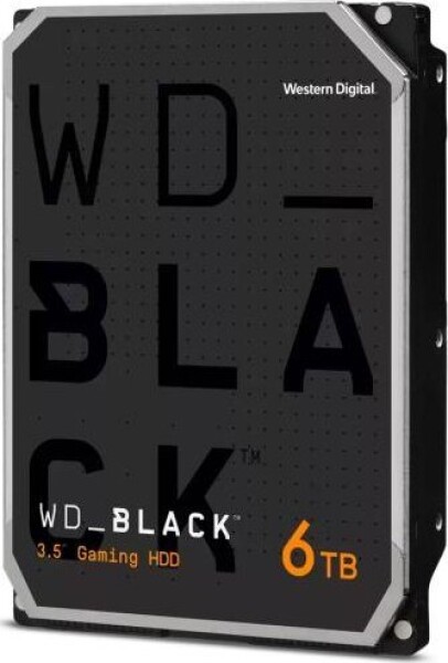 WD WD Black WD6004FZBX - Festp - 6 TB - Gaming - intern - 3.5" (8.9 cm) - SATA 6Gb/s - 7200 rpm - Puffer: 256 MB