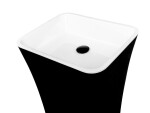 BESCO - Voľne stojace umývadlo ASSOS Black&amp;White KEASSVSBW