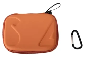 Sunnylife OA5-B893-C oranžová / Taška pre športové kamery / OSMO Action 5 Pro/4/3 / PU koža + EVA (OA5-B893-C)