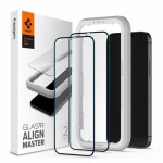 Spigen Glas tR ALM FC tvrdené sklo pre Apple iPhone 12 mini čierna / 2ks (AGL01812)