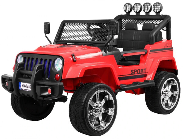 Mamido Elektrické autíčko Jeep Raptor 4x4 červené