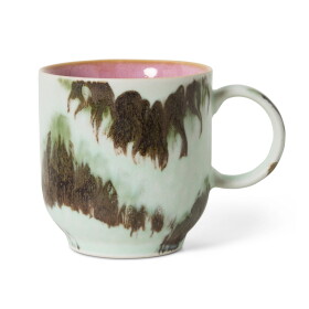 HK living Hrnček café mug 70's Tide 250 ml