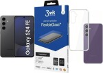 Samsung Galaxy S24 FE 5G 8/128GB Grafitowy (SM-S721BZKDEUE) + FlexibleGlass + Etui Clear Case
