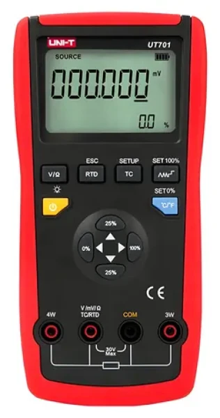 UNI-T UT701 / Procesný kalibrátor / termočlánky / RTD / ±0,05 % (UT701)