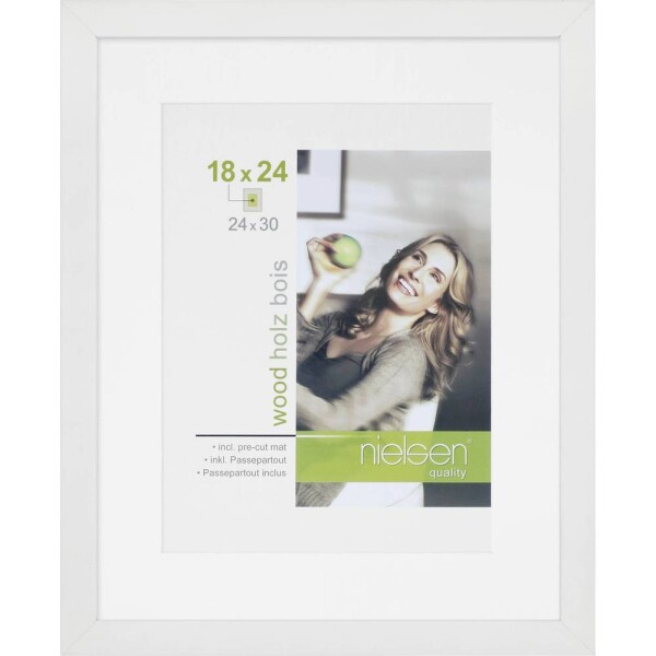 Nielsen Design 8988007 vymeniteľný fotorámček Formát papiera: 24 x 30 cm biela; 8988007