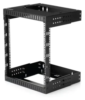 StarTech nástenný rozvádzač 12U čierna / Nástenný rozvádzač / hĺbka 510 mm / nosnosť 90 kg (RK12WALLOA)