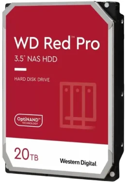 WD Red Pro WD202KFGX 20TB / HDD / 3.5" SATA III / 7 200 rpm / 512MB cache / pre NAS (WD202KFGX)