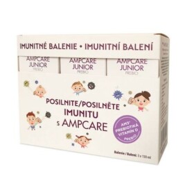 Difa Cooper Ampcare Junior Prebio imunitné balenie sirup 3 x 150 ml