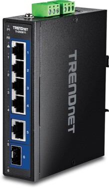 TRENDnet TRENDnet 6-Port Industr. 2.5G DIN-Rail Switch with 10G Ports