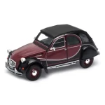 Welly Citroën 2CV 6 Charleston čierna burgund