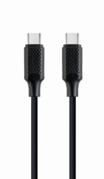 Gembird USB-C (M) - USB-C (M) 2.0 kábel / 1.5m / PD / čierny (CC-USB2-CMCM100-1.5M)
