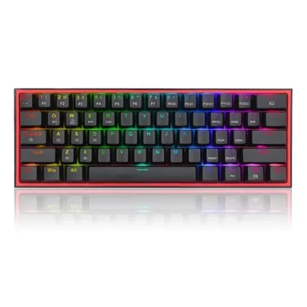 Redragon K616 Fizz PRO Black Red Switch čierna / Herná klávesnica / mechanická / Redragon switches / RGB / BT / USB-C / U (K616RGB-PRO black)